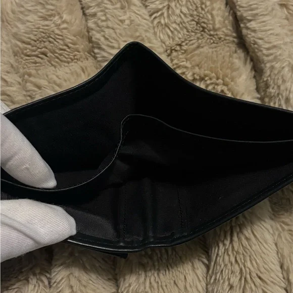 Polo Ralph Lauren Black Leather Bi-Fold Wallet - Picture 9 of 9